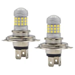 Set 2 becuri auto H4 cu 42 LED SMD 120W 6000k 12/80V doua faze lupa Set 2 becuri auto H4 cu 42 LED SMD 120W 6000k 12/80V doua faze lupa