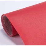 Sul autoadeziv din piele ecologica (imitatie piele) 0.75 x 2.5m ROSU