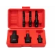 Set 6 adaptoare impact reductoare si prelungitoare 1/4 3/8 si 1/2 otel