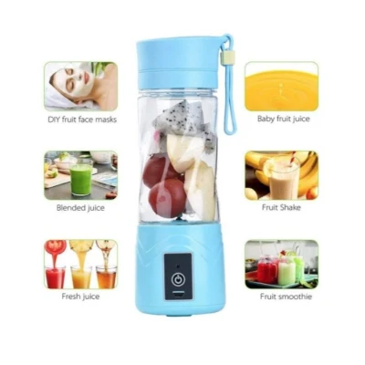 Blender electric portabil reincarcabil ALBASTRU