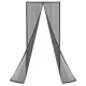 UB Plasa Anti Insecte pentru usi NEAGRA  inchidere magnetica 100x210 cm
