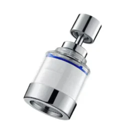 UB Set 2 CAP Robinet 2 in 1 cu buton WHITE 360 universal