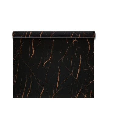 UB Set 2 X Autocolant Marmura MARO CU NEGRU 60 x 300 Autoadeziv Rezistent pentru Mobila