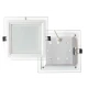 Aplica Patrata 12W Led MAT Margine de sticla incastrabila in tavan fals si rigips