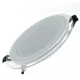 Aplica Rotunda 12W Led MAT incastrabila in tavan fals si rigips margine sticla