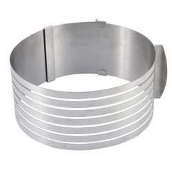 UB Formă de tort rotundă din Inox reglabilă (16-20cm)