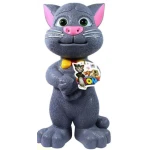 Jucarie Vorbitoare Talking Tom cu Papion GRI Mare
