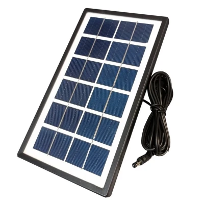 Kit solar CL-18 cu radio și lanternă 10W  + 3 becuri