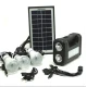 Kit solar GD-Lite 8017 dotat cu dispozitive USB cu 3 becuri LED + acumulator de mare capacitate