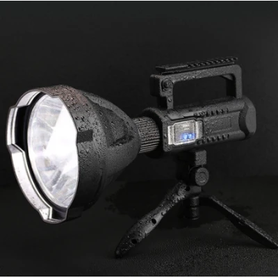 Lanterna de Mana W591 cu TREPIED , Baterie Externa 1000W LED foarte puternic P50