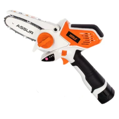 Mini Fierastrau electric ASR -CS18 portabil cu 2 acumulatori  si aparatoare lant