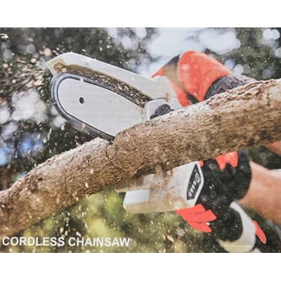 Mini Fierastrau electric ASR -CS18 portabil cu 2 acumulatori  si aparatoare lant