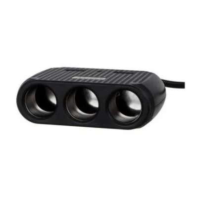 Priza auto12V/24V In-Car 1512 cu 5 intrari 120W negru