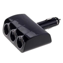 Priza auto 12V Olesson 1520 cu 3 intrari 120W negru