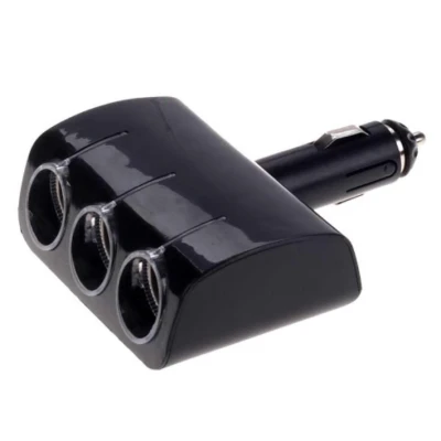 Priza auto 12V Olesson 1520 cu 3 intrari 120W negru