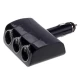 Priza auto 12V Olesson 1520 cu 3 intrari 120W negru