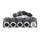 Priza auto 1504 cu 6 intrari  12V  In-Car negru MULTIPLICATOR