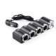 Priza auto 1504 cu 6 intrari  12V  In-Car negru MULTIPLICATOR
