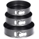 Set 3 tavi de tort cu dimensiuni diferite si fund detasabil 22-24-26