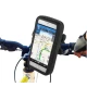 Suport husa telefon pentru bicicleta LX-01 rezistent apa si socuri touchscreen 360* rotativ negru XL