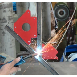 Suport magnetic pentru sudură în unghi roșu 3”