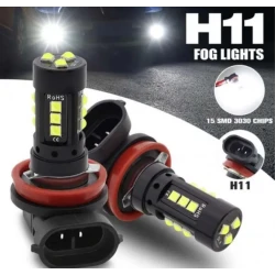 UB Set 2 Becuri auto H11 15 LED 160W 6000K 9600 lumeni