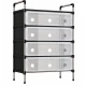 UB Comoda cu 4 sertare cadru metalic design modern organizator depozitare wfb6205