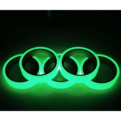 UB Set 2 Benzi fosforescente autoadezive rola 3 m lungime lumineaza verde