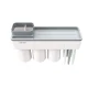 Suport Dispenser pasta de dinti cu 3 pahare magnetice 4 periute