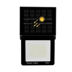 Lampa solara de perete IP67 cu 100 LED pentru exterior CB GK181