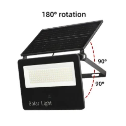Lampa solara de perete IP67 cu 170 LED pentru exterior CB GK180 de 200W