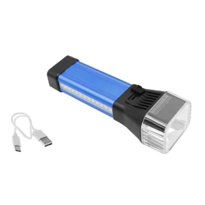 Lanterna de mana portabila LED reincarcabila cu lumina laterala COBA CB 888