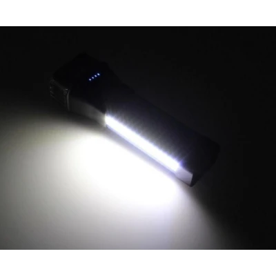 Lanterna de mana portabila LED reincarcabila cu lumina laterala COBA CB 888