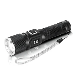 Lanterna de mana LED COBA CB S001 4 cu lumina alba albastra rosie