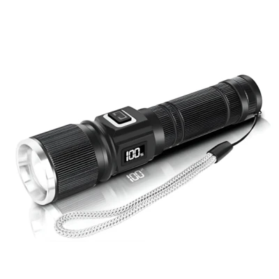 Lanterna de mana LED COBA CB S001 4 cu lumina alba albastra rosie