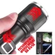 Lanterna de mana LED COBA CB S001 4 cu lumina alba albastra rosie