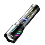 Lanterna Profesionala LED CB 519B cu incarcare type C de 20cm pentru drumetii 500m