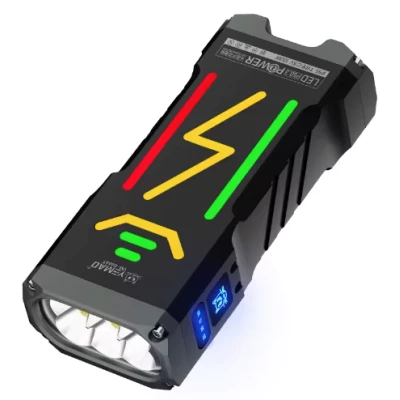 Lanterna de mana YM G666Y cu incarcare USB corp aluminiu profesionala