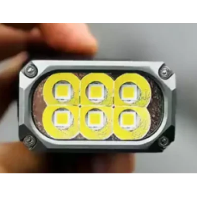Lanterna de mana YM G666Y cu incarcare USB corp aluminiu profesionala