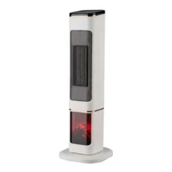 Semineu Electric 2000W cu efect de flacara 2 trepte incalzire cu termostat si telecomanda Dispay LED