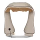 Aparat de masaj cervical miscare de rotatie functie de incalzire 4 trepte de viteza 2 programe adaptor auto Bej