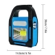 Lanterna solara de camping reincarcabila USB 100 lm HB9707