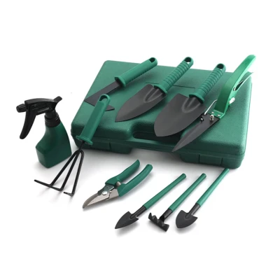 Trusa 10 piese unelte de gradinarit VERDE