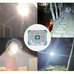 Proiector solar COBA CB F374 cu 374 LED putere 300 W alb/albastru 9 casete