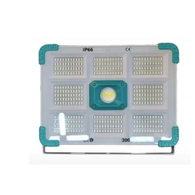 Proiector solar COBA CB F374 cu 374 LED putere 300 W alb/albastru 9 casete