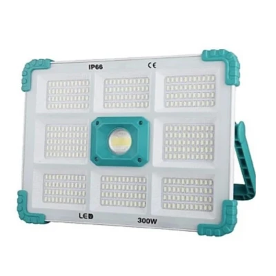 Proiector solar COBA CB F374 cu 374 LED putere 300 W alb/albastru 9 casete