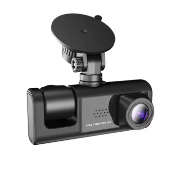 Camera video de bord auto 1080P HD TRIPLA senzor G DVR camera cu unghi de vizualizare de 170 grade