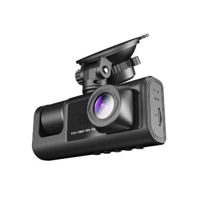 Camera video de bord auto 1080P HD TRIPLA senzor G DVR camera cu unghi de vizualizare de 170 grade