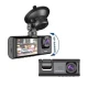 Camera video de bord auto 1080P HD TRIPLA senzor G DVR camera cu unghi de vizualizare de 170 grade