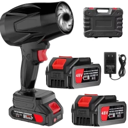Suflanta portabila cu 2 acumulatori de 48V culoare negru